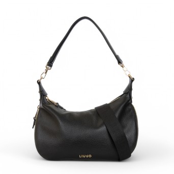 LIU JO - Borsa a spalla con logo lettering