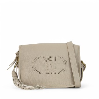 LIU JO - Perforated logo shoulder bag