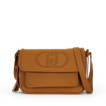 LIU JO - Shoulder bag with perforated logo