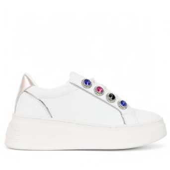 GAELLE PARIS - Baskets avec clous en strass