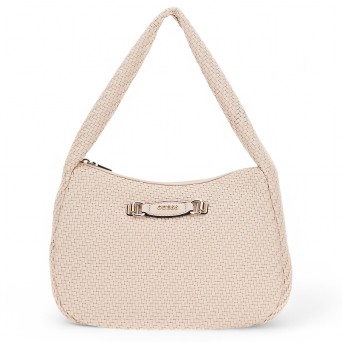 GUESS - Borsa a spalla Hobo Francy Intrecciata