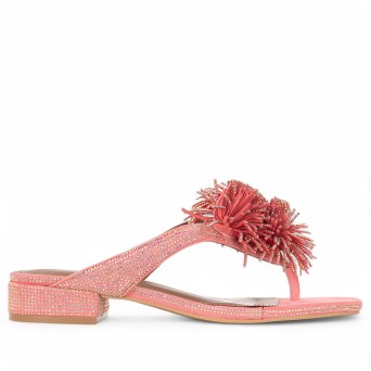 KURT GEIGER - Zehentrenner mit Strasssteinen