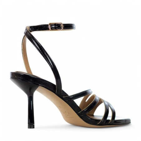 WO MILANO - Sandal polished leather multifascia