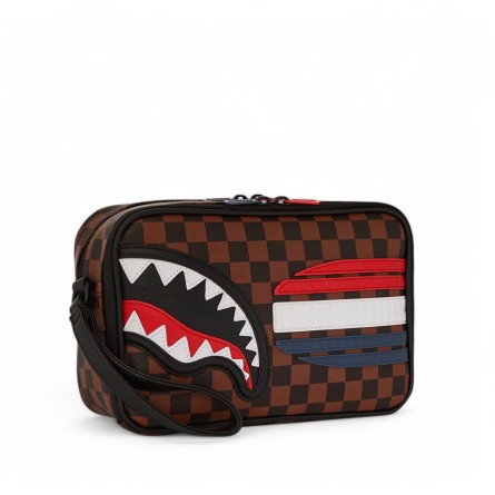 【Sprayground】Machine Francaise Pouch SPRAYGROUND - Beauty case Machine Francaise - 910B7492NSZ