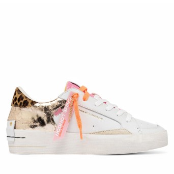 CRIME LONDON - Sneakers SK8 Deluxe Wedge Tropical Gold