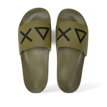 SUN68 - Ciabatta con maxi logo