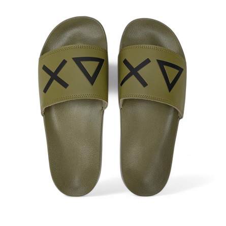 SUN68 - Ciabatta con maxi logo