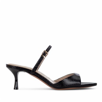 ALBANO - Sandal Genarbtes Leder