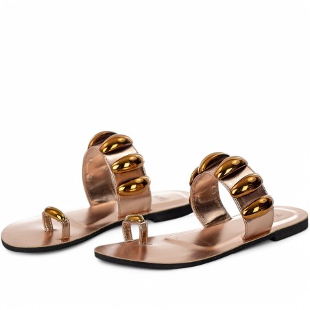 EXÉ - Sandal mit Steinen