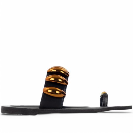 EXÉ - Sandal mit Steinen