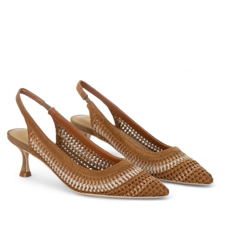 CHICONIC - Slingback de tejido real