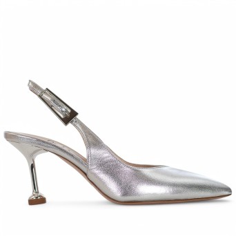 G.P. BOLOGNA - Laminated leather slingback