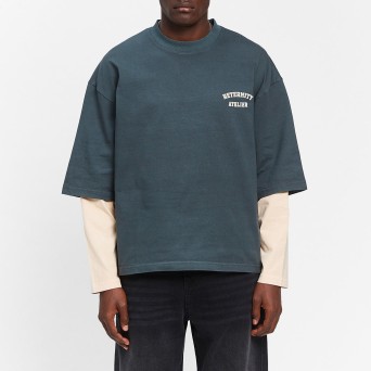 RETERNITY - Layered Longsleeve Sweatshirt