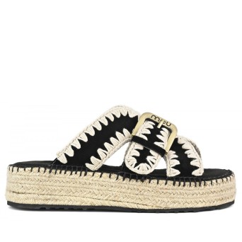 MOU - Sandal Jute Wildleder