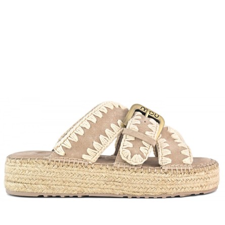 MOU - Sandale Daim Jute