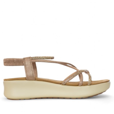 EXÉ - Sandal mit Glitzer