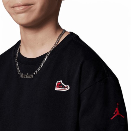 JORDAN - T-shirt da bambino AJ1 Patch JORDAN - T-shirt da bambino AJ1 Patch