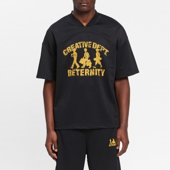 RETERNITY - T-shirt en maille avec logo du département de la création