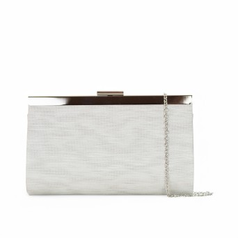 EXÉ - Glitter fabric clutch bag