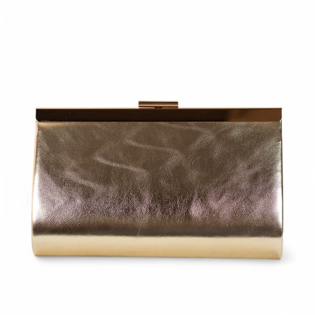 EXÉ - Laminierte Clutch-Tasche aus Kunstleder