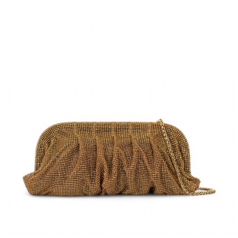 EXÉ - Fabric clutch bag with rhinestones