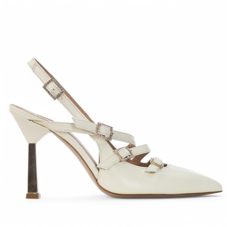 G.P. BOLOGNA - Slingback mit Steinen