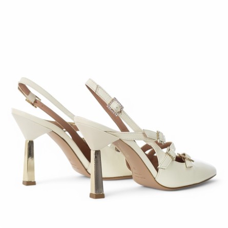 G.P. BOLOGNA - Slingback mit Steinen