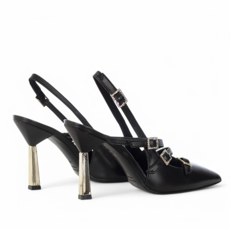 G.P. BOLOGNA - Slingback mit Steinen