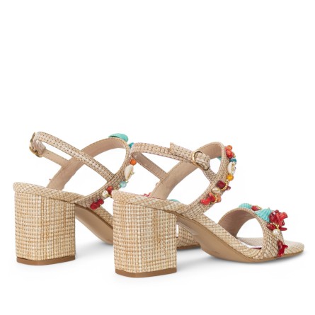 EXÉ - Sandal mit Verzierungen