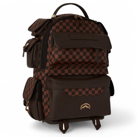 【関税&送料込】Sprayground Bags Brown Sprayground Split Money Henney backpack - Brown - Men