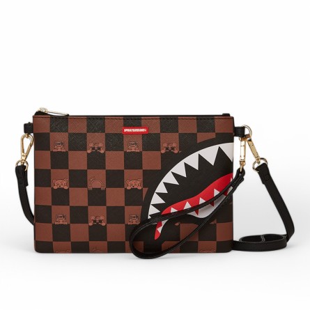 SPRAYGROUND - Pochette Peeking Character Check