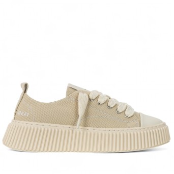 RHUN - 2020 Treble Beige Canvas Turnschuhe