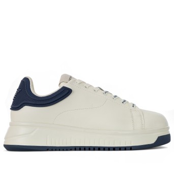 EMPORIO ARMANI - Turnschuhe aus Leder mit Logo