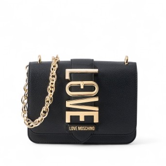 LOVE MOSCHINO - Borsa con tracolla a catena