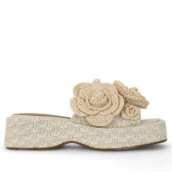 NOA HARMON - Sandal in raffia