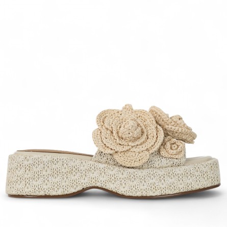 NOA HARMON - Sandal in raffia