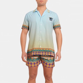 MOVE - Camicia bowling stampata Casablanca