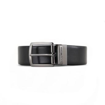 EMPORIO ARMANI - Reversible Leather Belt