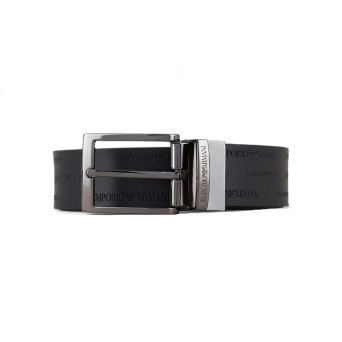EMPORIO ARMANI - Ceinture en cuir réversible