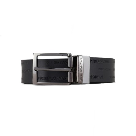 EMPORIO ARMANI - Ceinture en cuir réversible