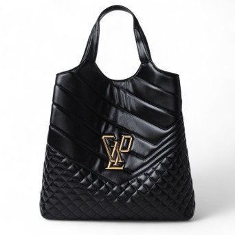 GAELLE PARIS - Matelassé handbag with logo