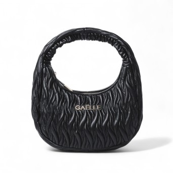 GAELLE PARIS - Borsa a mano plissè con logo
