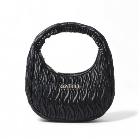 GAELLE PARIS - Borsa a mano plissè con logo