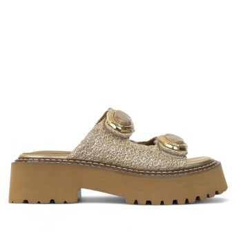 NOA HARMON - Sandal mit Steinen