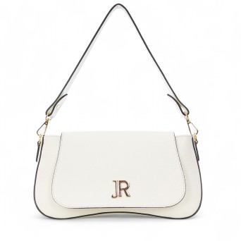 JOHN RICHMOND - Borsa a spalla in pelle con logo in metallo