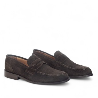 LORIS LORENZO - Mocassin en daim 2