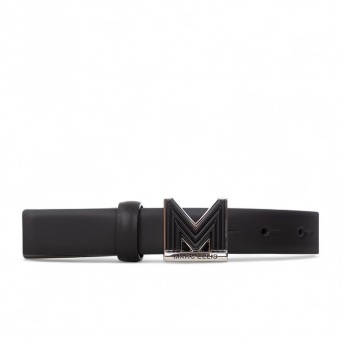 MARC ELLIS - Cintura in vera pelle con logo monogramma