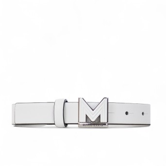 MARC ELLIS - Genuine leather belt with monogrammed logo