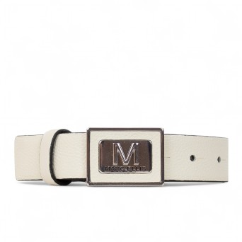 MARC ELLIS - Cintura in vera pelle con logo monogramma