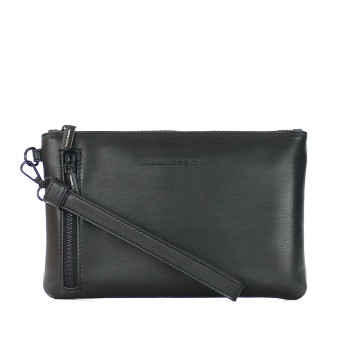 MOMO DESIGN - Pochette en cuir nappa avec logo